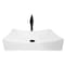 Novatto White Porcelain Vessel Sink Combo with Matte Black Faucet, Drain and Sealer NSFC-01141116MB - alternate 2